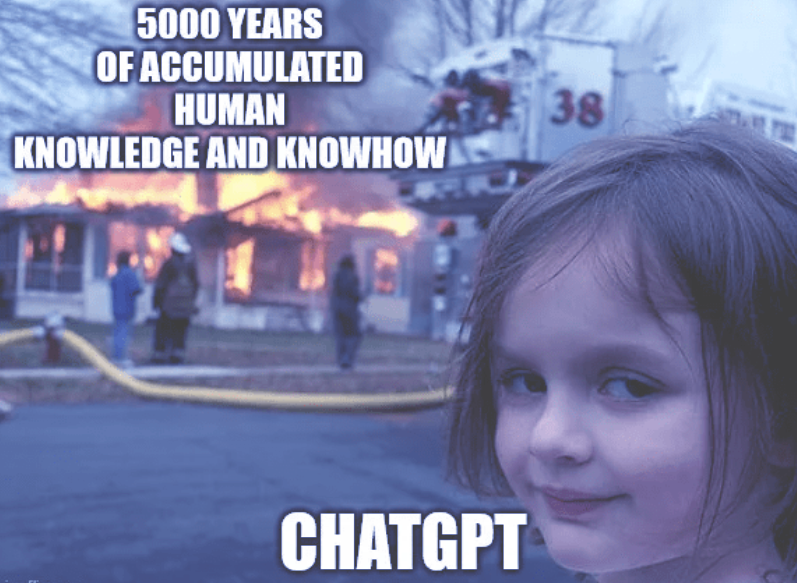 ChatGPT vs Human Knowledge Meme
